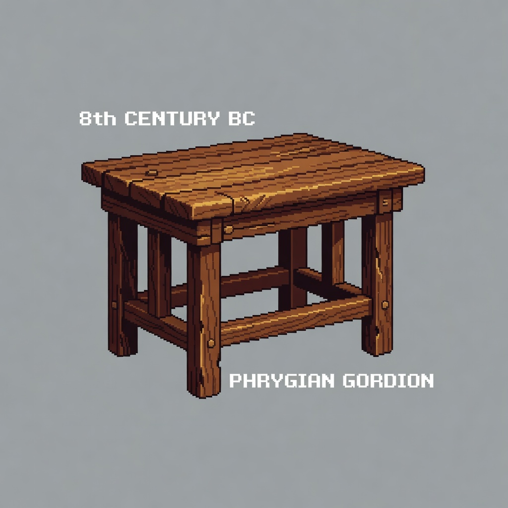 Pixel Art - Wooden Table