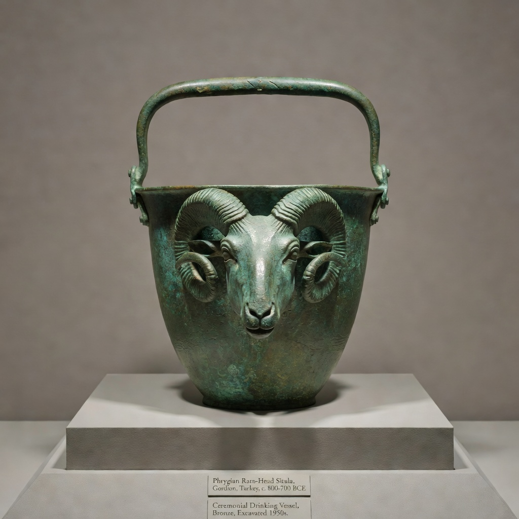 Museum Photo - Ram-head Situla