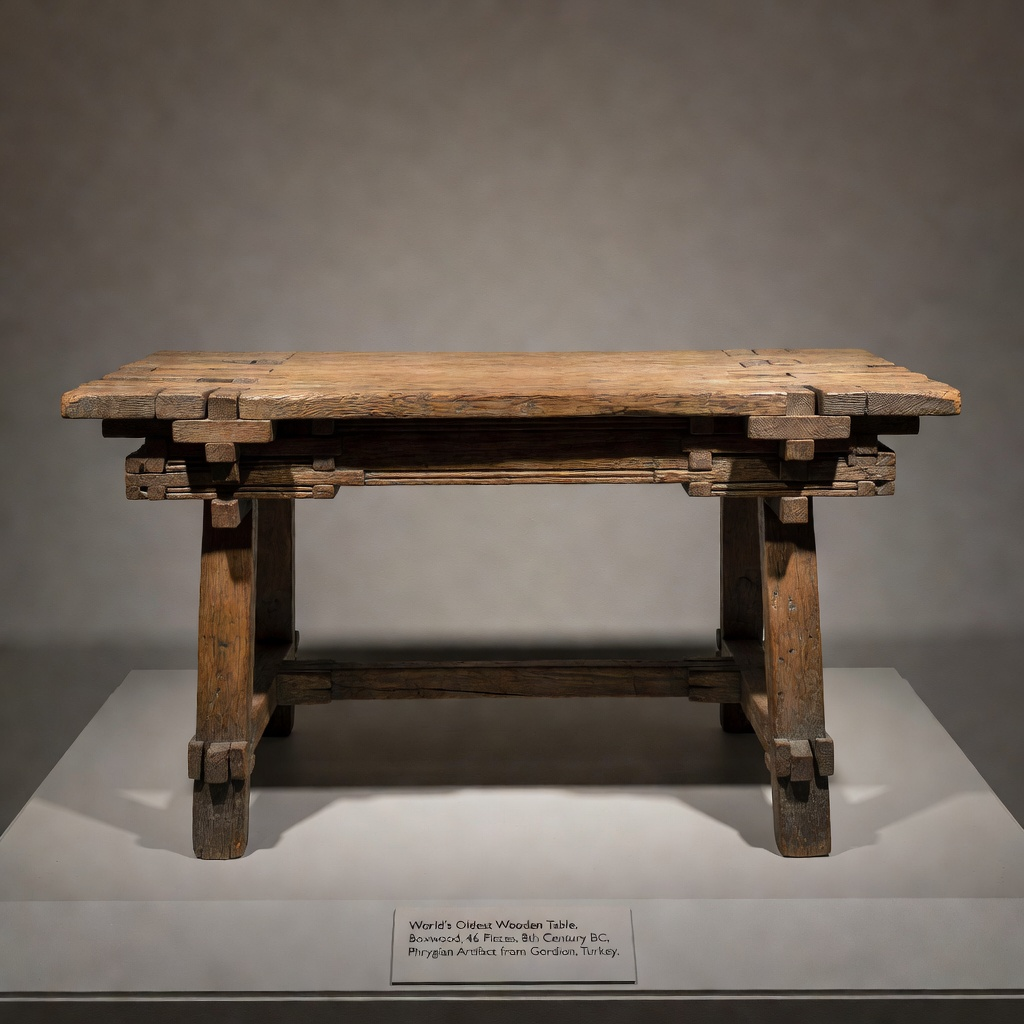 Museum Photo - Wooden Table