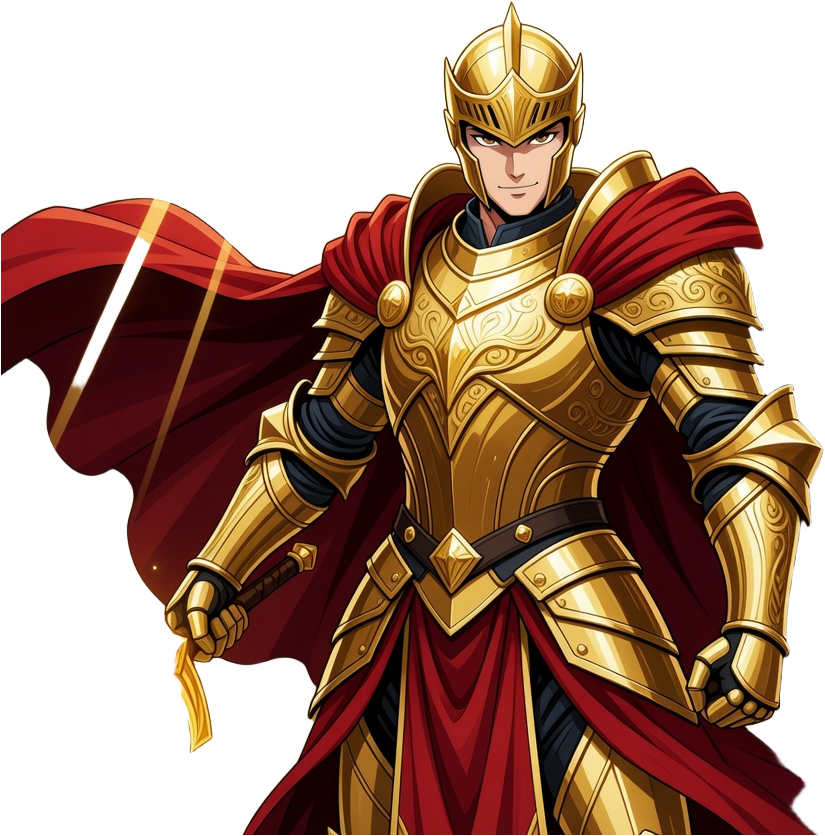 Legendary Card - Anime Golden Knight