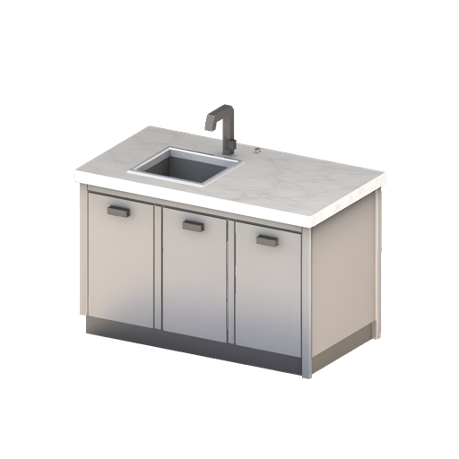 Low Poly Kitchen Island