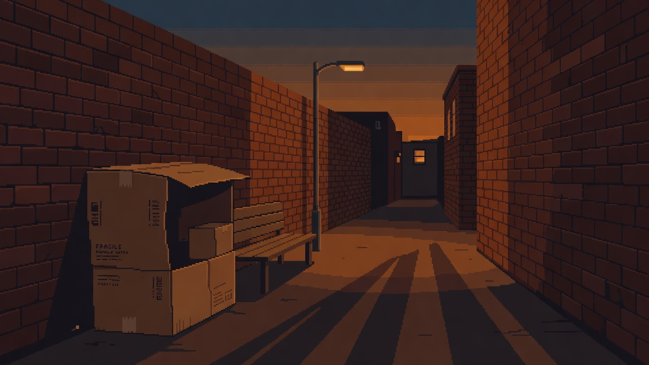 Dusk Alley Background (1 / 2)