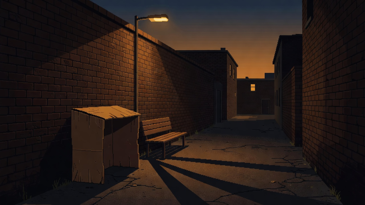Dusk Alley Background (2 / 2)