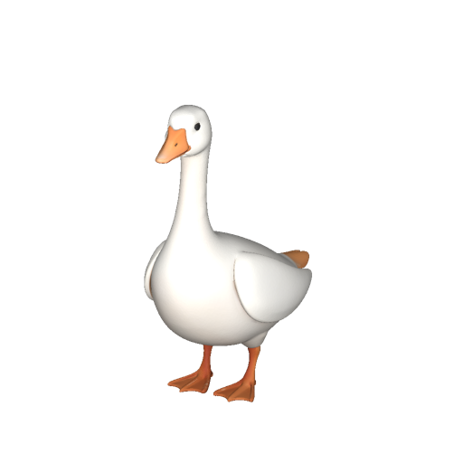 Stylized White Goose