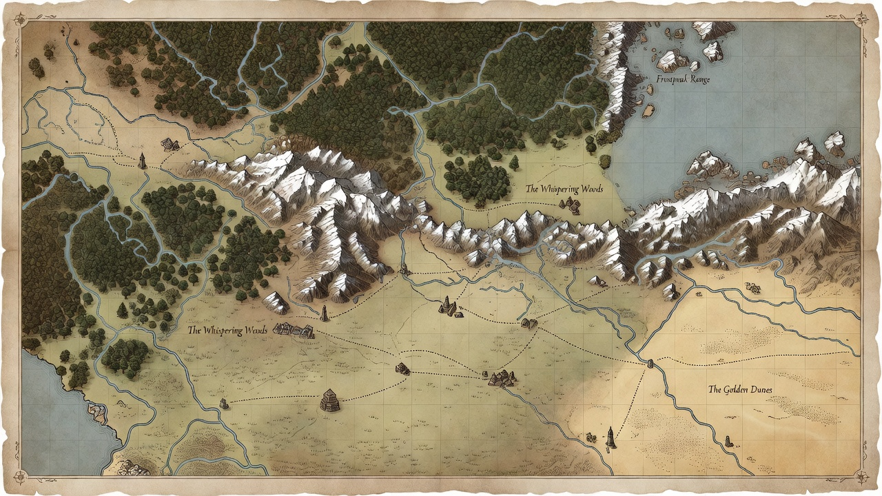 Fantasy World Map