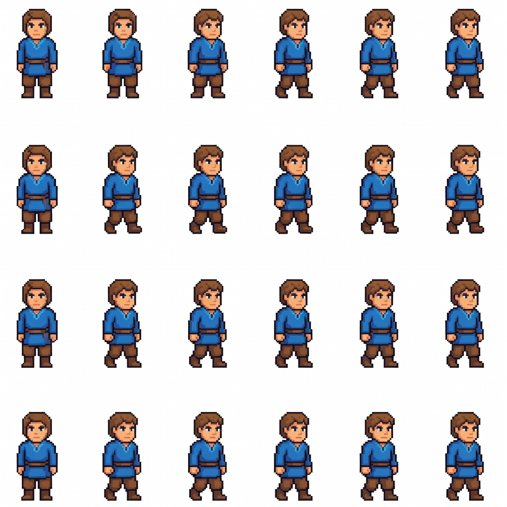Player Character Spritesheet (1 / 2)