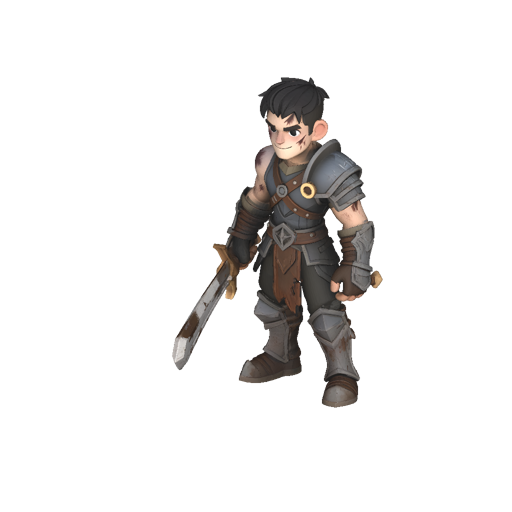 Ash-Scarred Dark Warrior