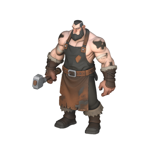 Dark Fantasy Character Sprite