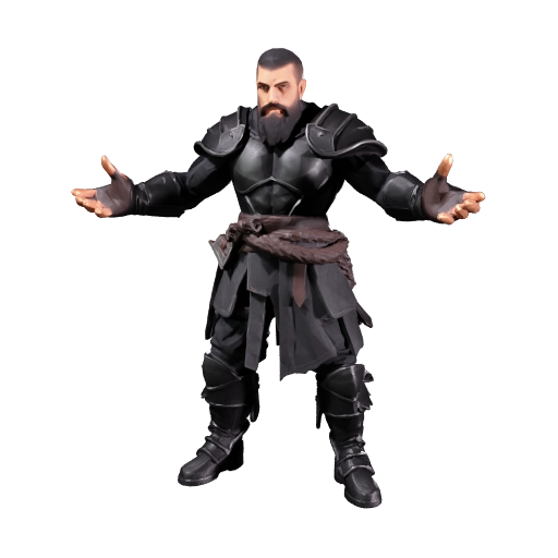 Ash-Scarred Dark Warrior
