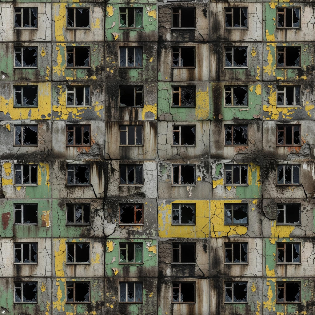 Damaged Building Facade Texture