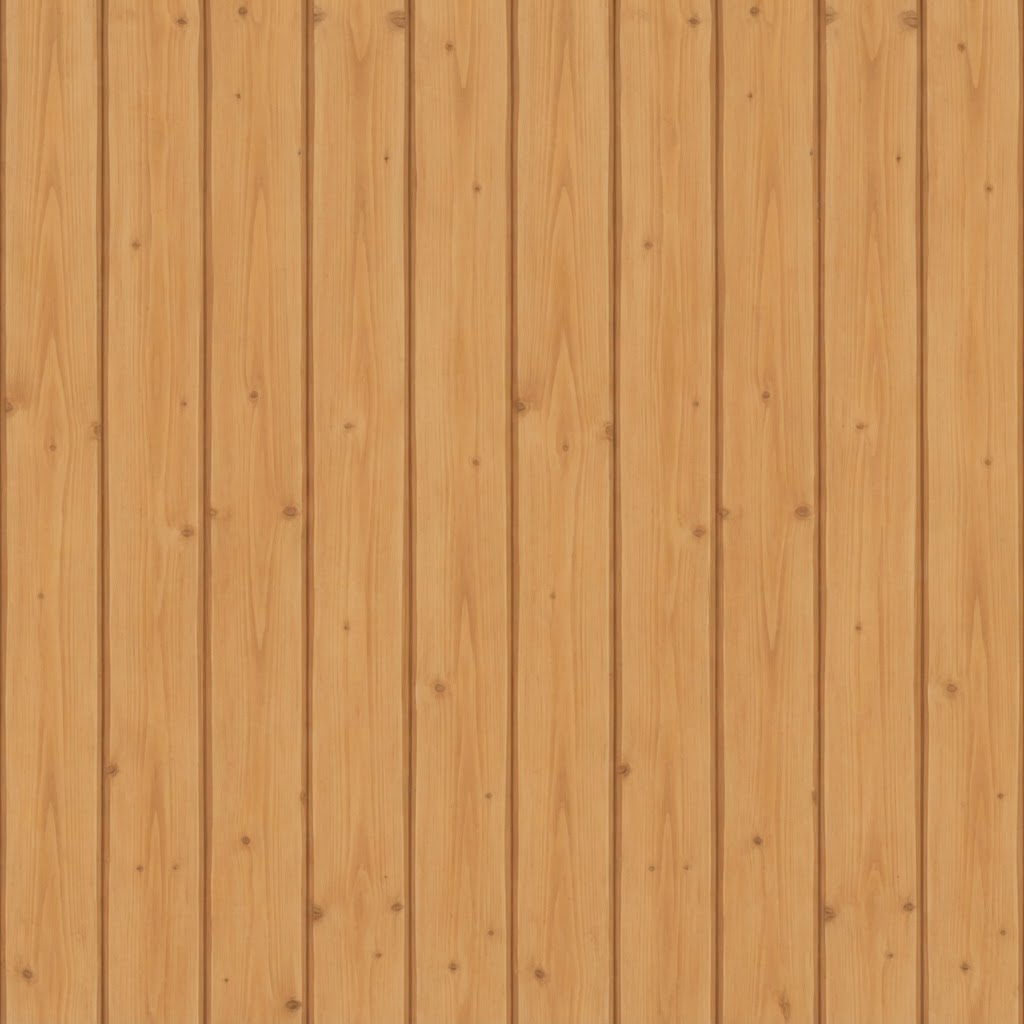 Image: Knotty pine wood wall planks, vertical tongue-and-