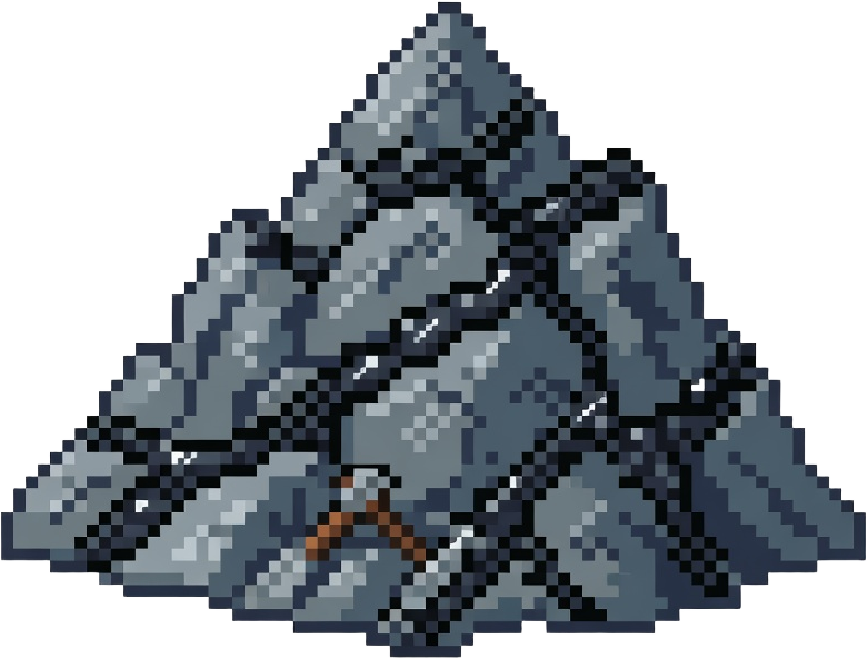 Iron Mountain Pixel Sprite (1 / 4)