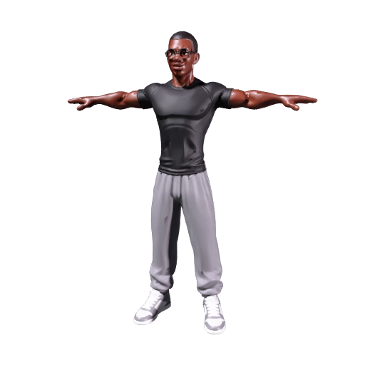 Raging Warrior - Black Man