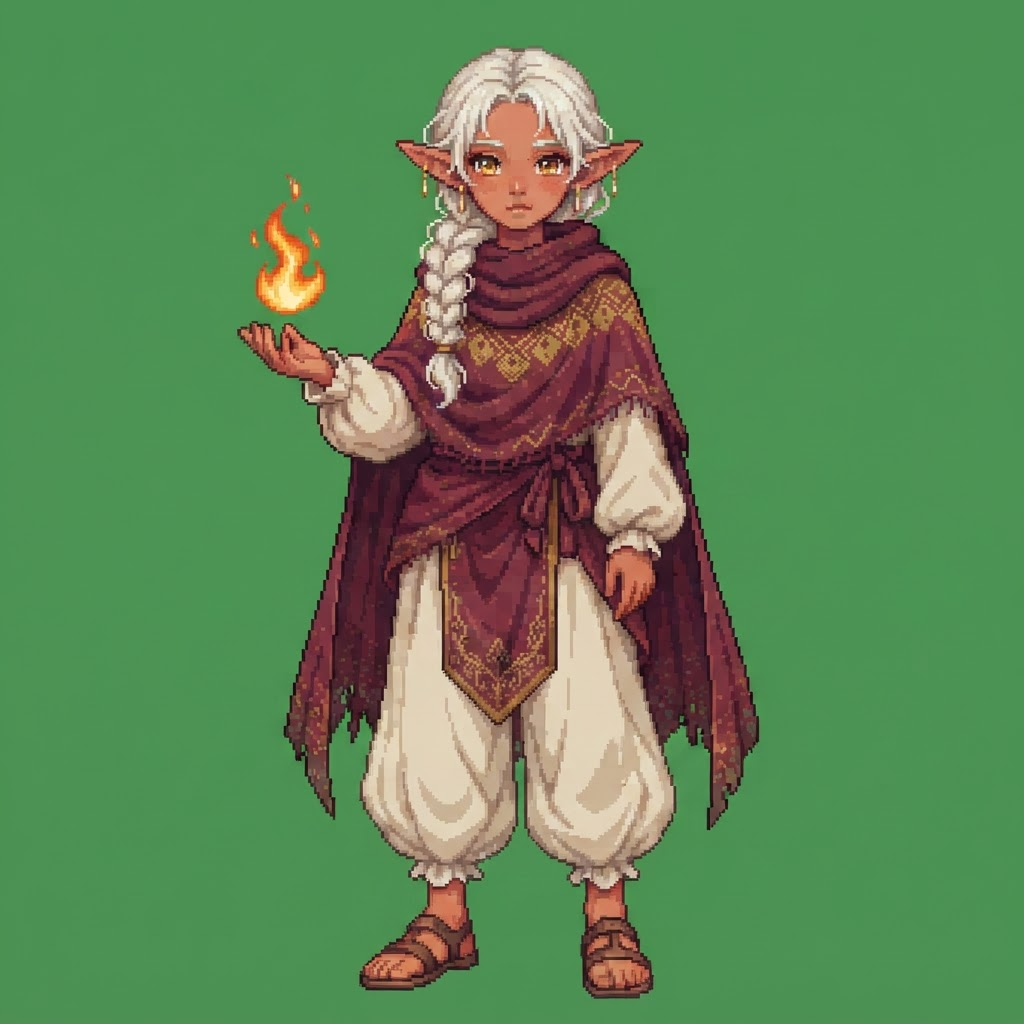 Full-body Fantasy Character Sprite (4)