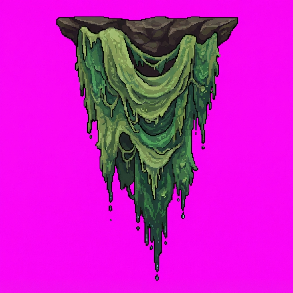 Image: Single game prop sprite. HANGING MOSS DRAPE for sw - Free Game ...