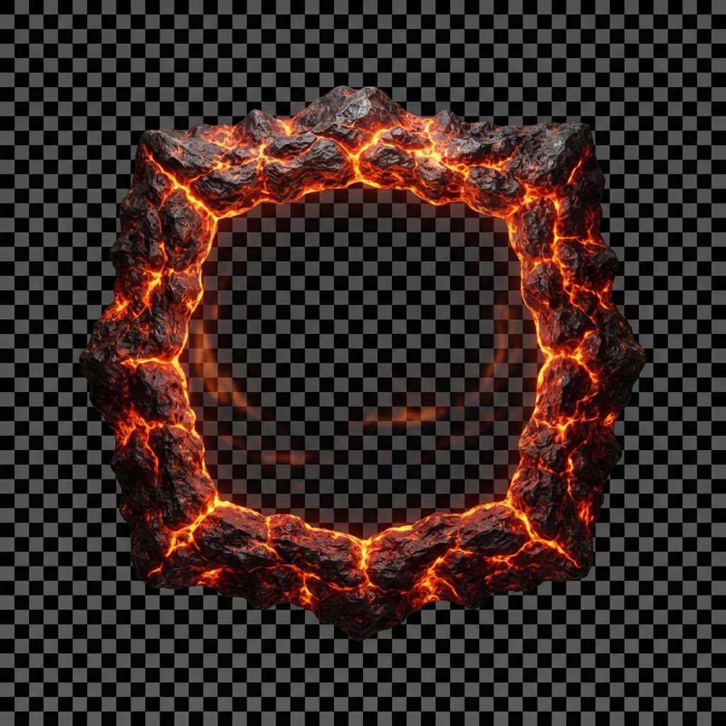 Image: UI button hollow frame only, transparent center, m - Free Game ...
