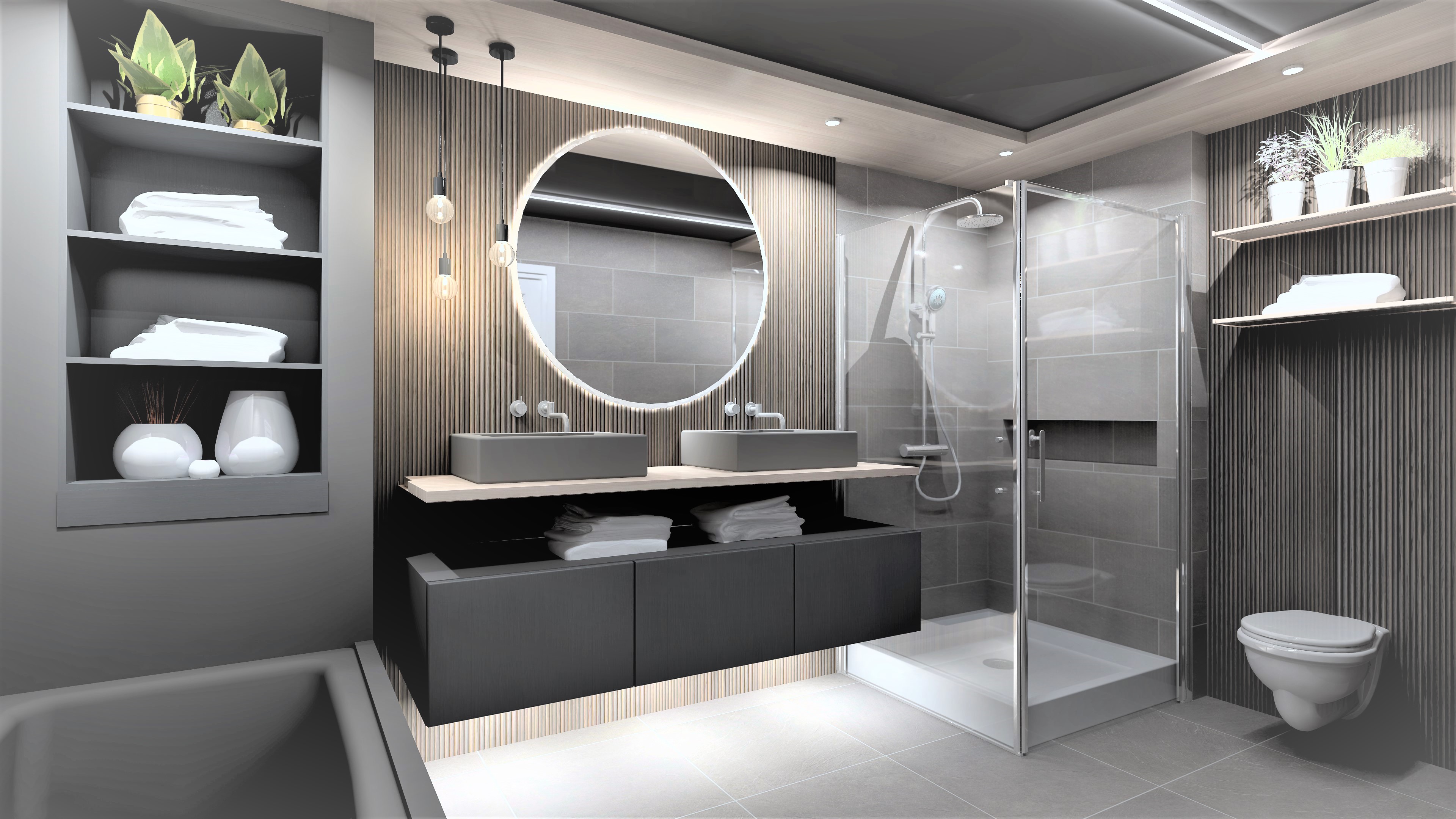Luxury modern bathroom