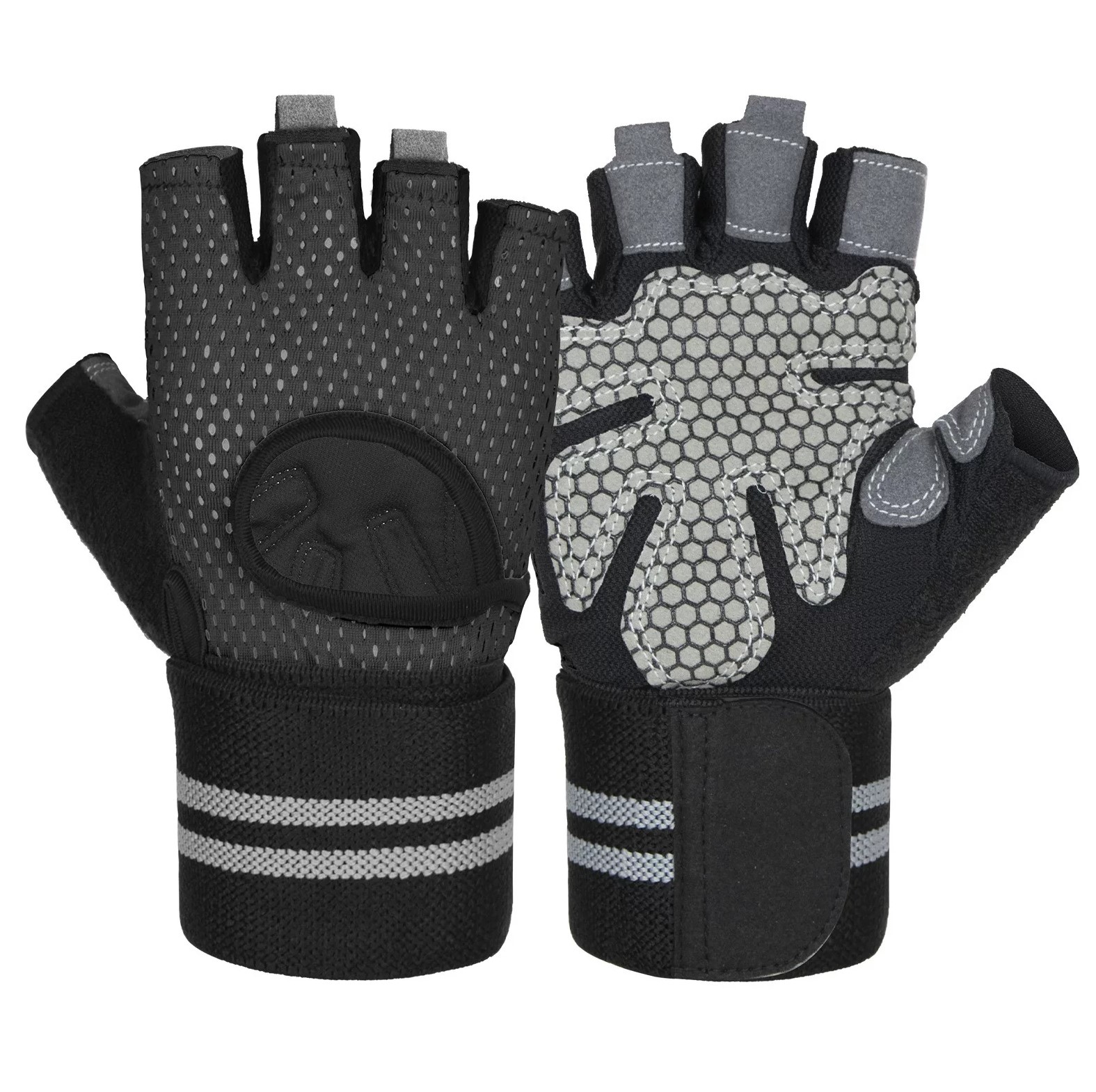 Gym Gloves Weight Lifting for Men Women Workout Wrist Support