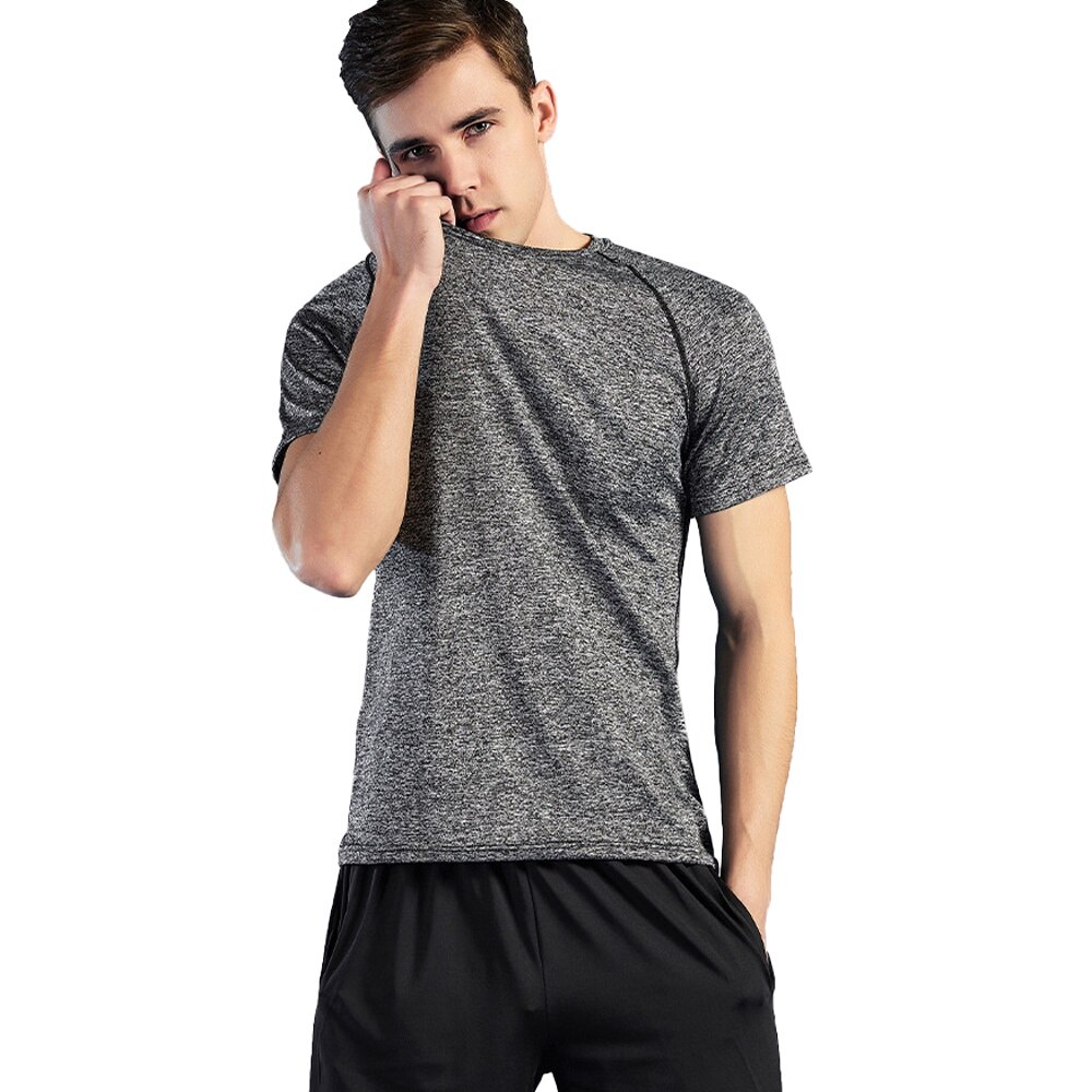 Men Short Sleeve Gym Sports Compression t Shirts