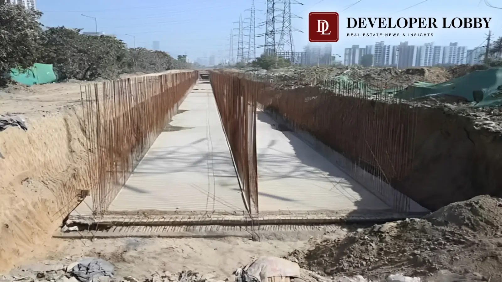 GMDA’s Leg 4 Drain Along SPR in Gurugram 95% Complete, Expected to Be Ready by June 15 Before