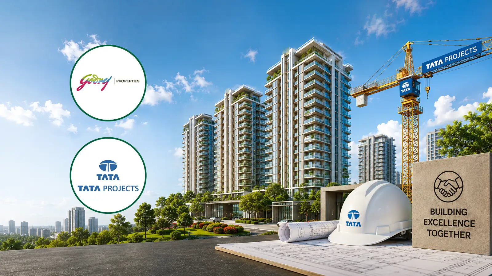 Godrej Properties Partners with Tata Projects for ₹1,100 Crore Luxury Construction Contracts in Gurugram