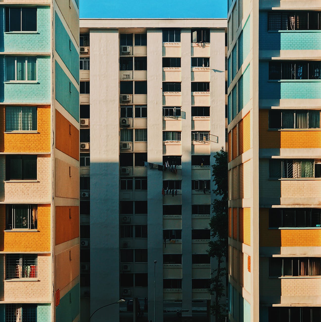 concrete buildings