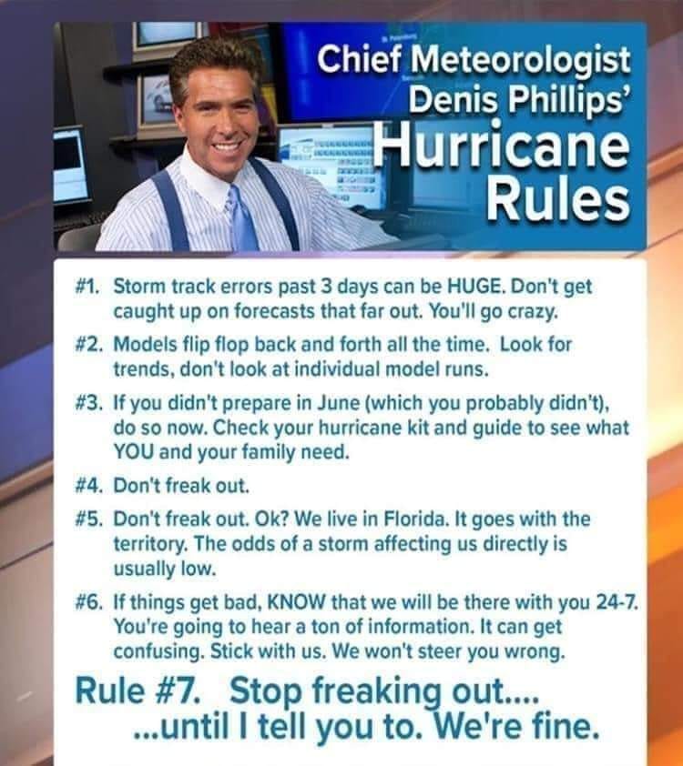 Denis Phillips Hurricane Rules