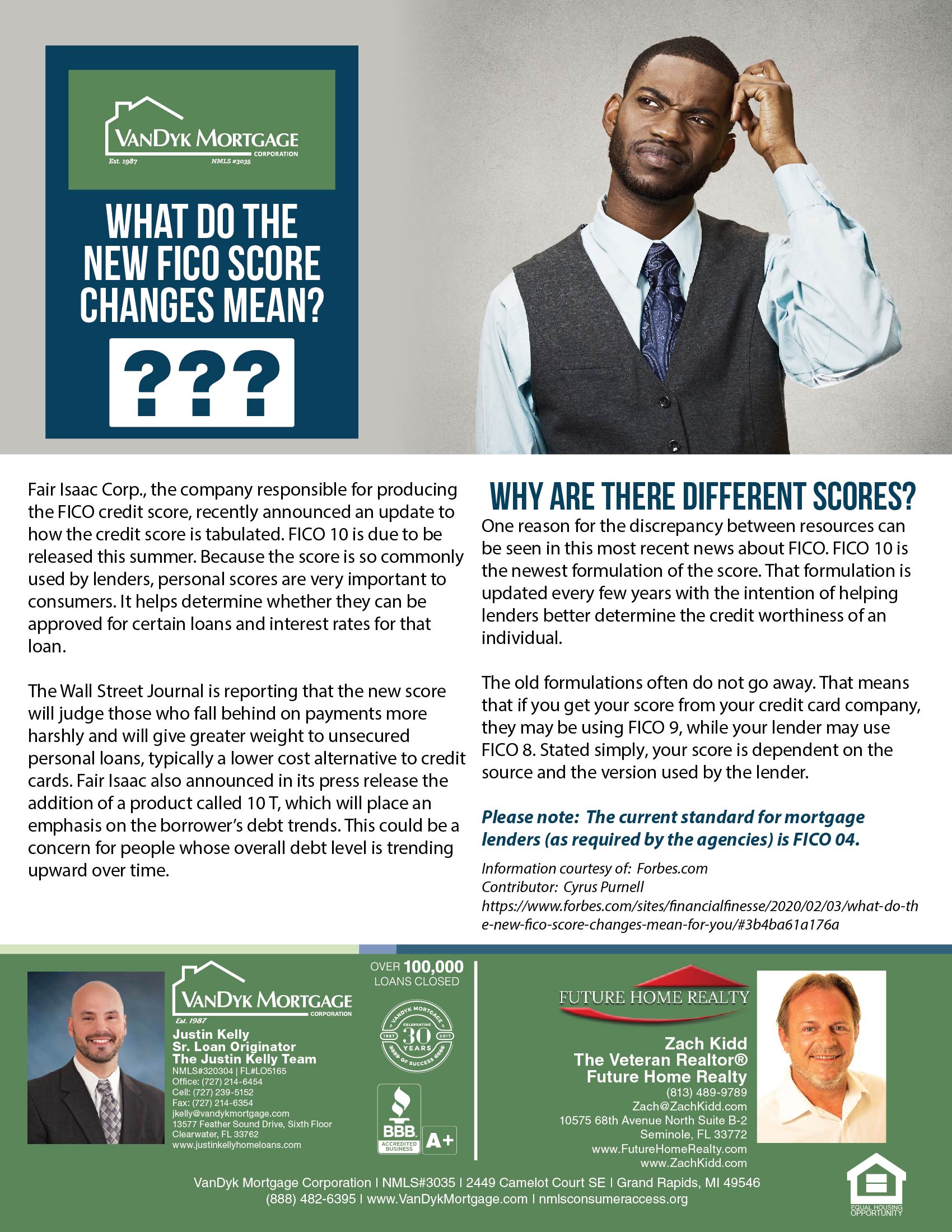 Mortgage Financing New FICO Score Changes Explained