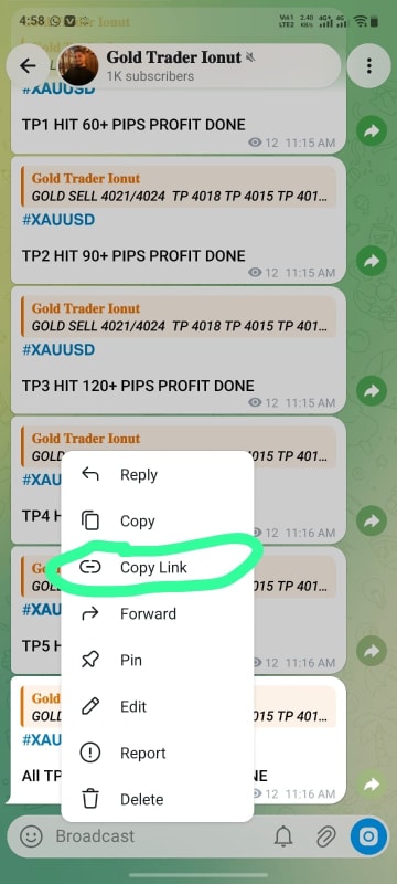 trading free signals 99% sure