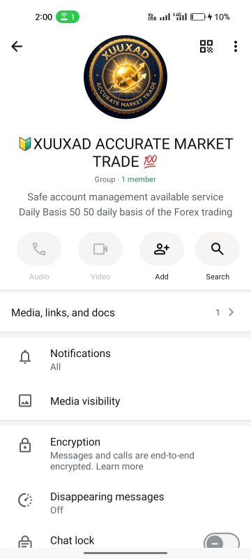 🔰XUUXAD ACCURATE MARKET TRADE 💯 — trading WhatsApp Group