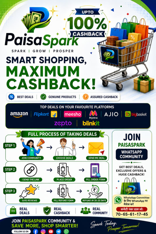 Paisaspark — shopping WhatsApp Group