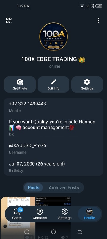100X EDGE TRADING 👑