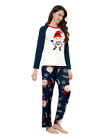 Den mycket skäggige jultomten, ”God jul”-familjepyjamas, par