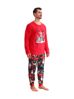 Varmklädd ren som väntar på jul Matchande pyjamas