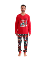Varmklädd ren som väntar på jul Matchande pyjamas
