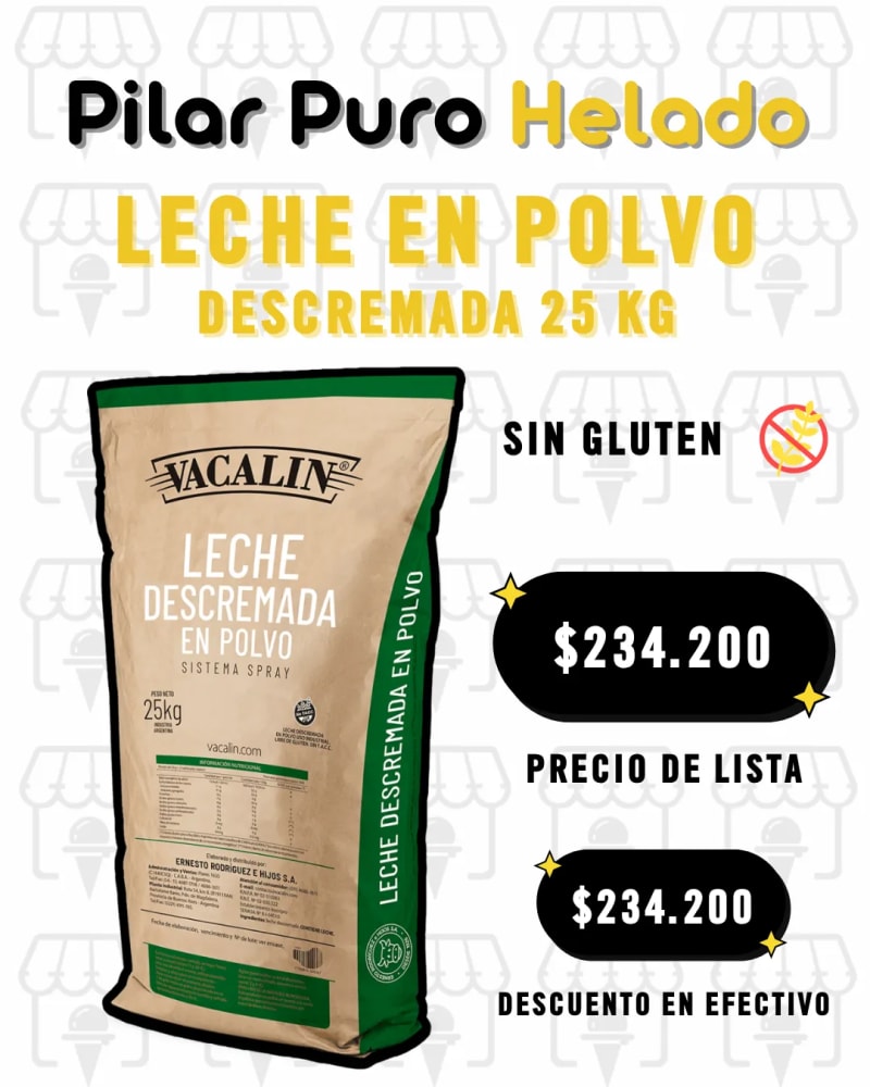 Flyer: nueva leche en polvo