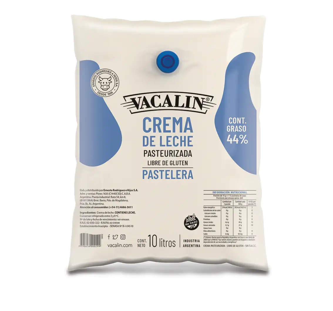 Crema de leche (10 litros)