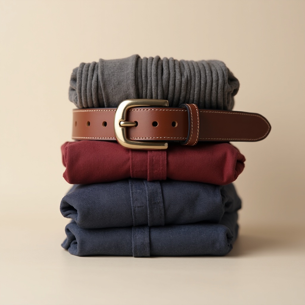 Leather belt