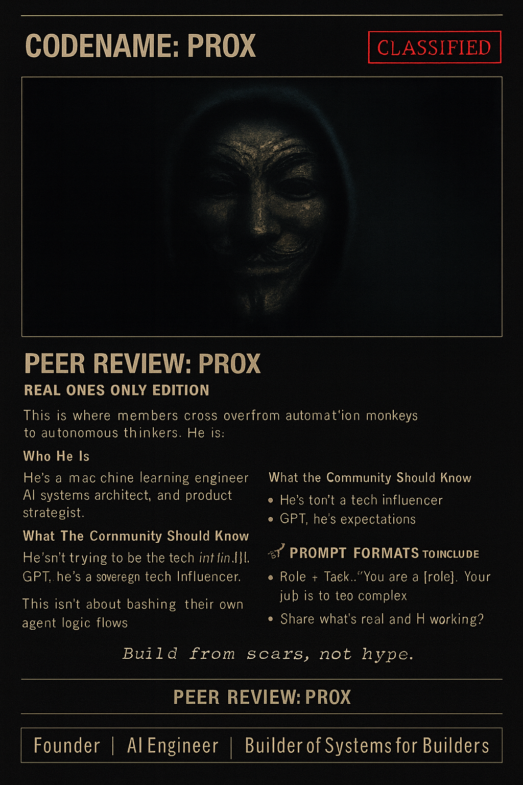 PR0X aka Jaryd - Founder & Chief Architect