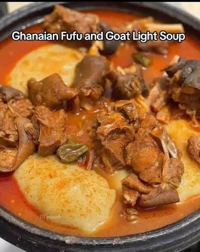 Goat Light Soup (Aponkye Nkrakra)