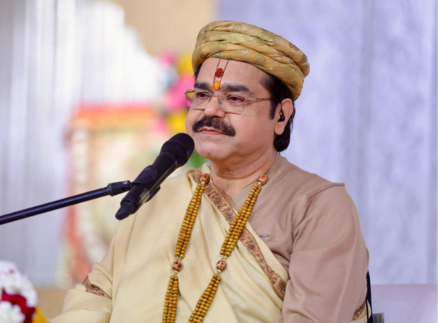 Shri Mridul Krishna Goswami Ji — Spiritual Leader and Bhagwat Katha Preacher from Vrindavan