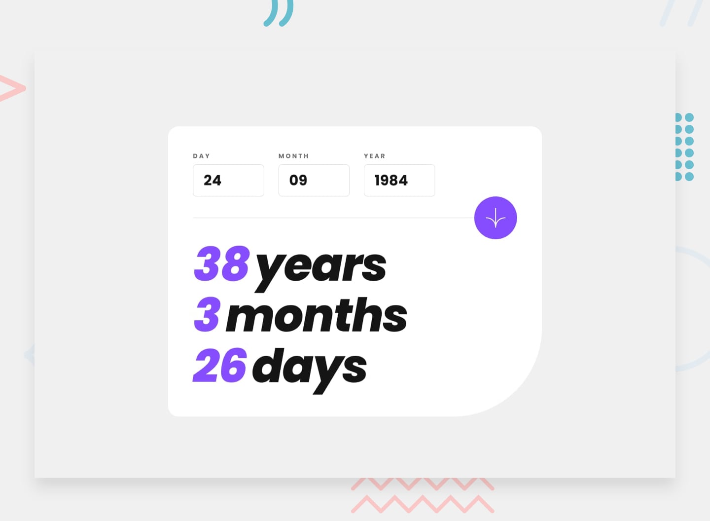Keyboard-accessible form with semantic labels