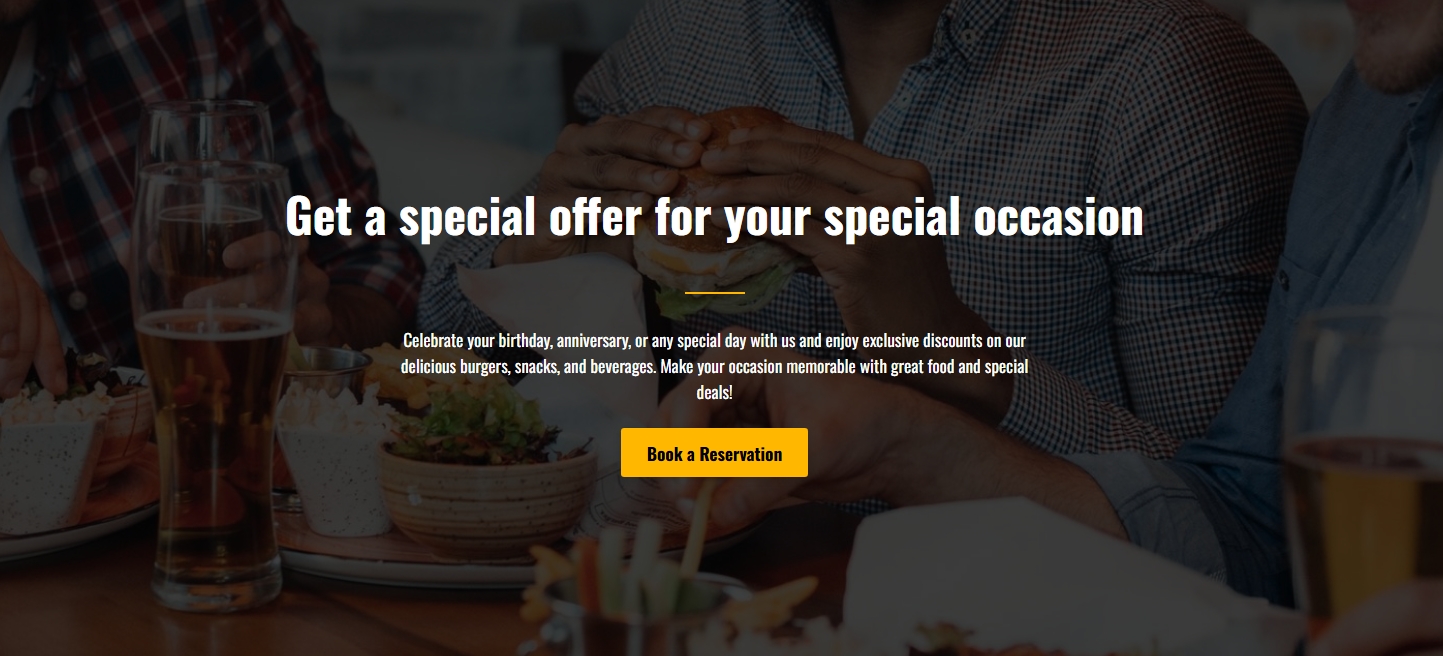 Contact and booking form with validation feedback