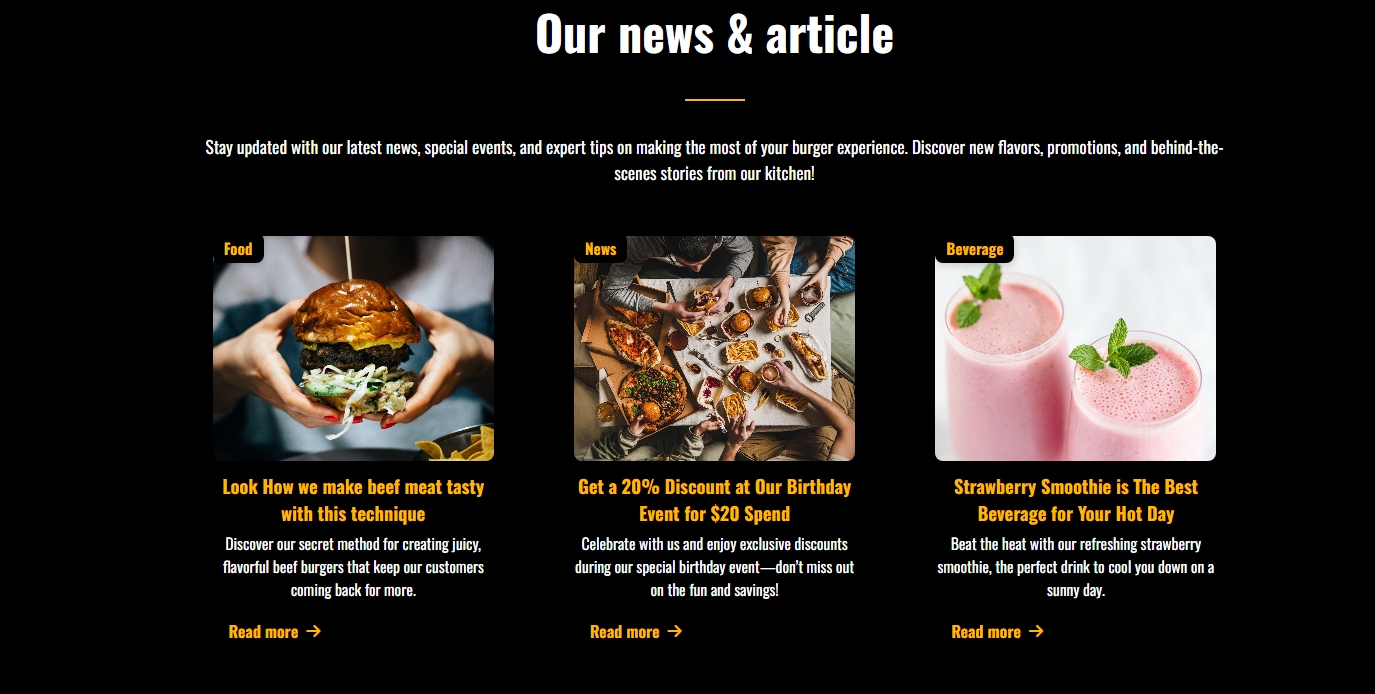 Contact and booking form with validation feedback