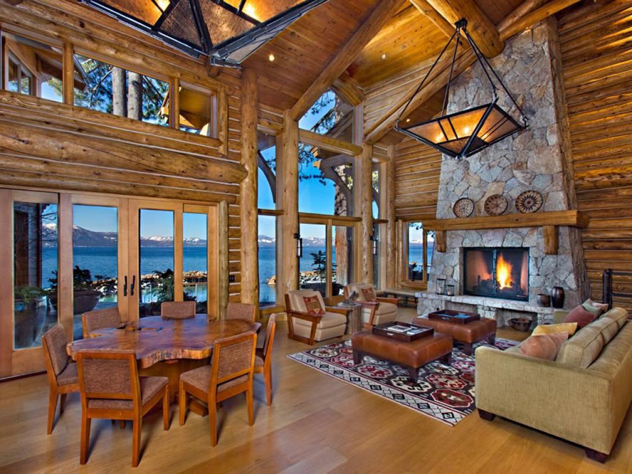 Cabin living room