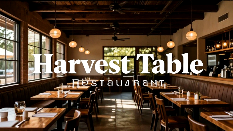 Fresh seasonal ingredients from local farms