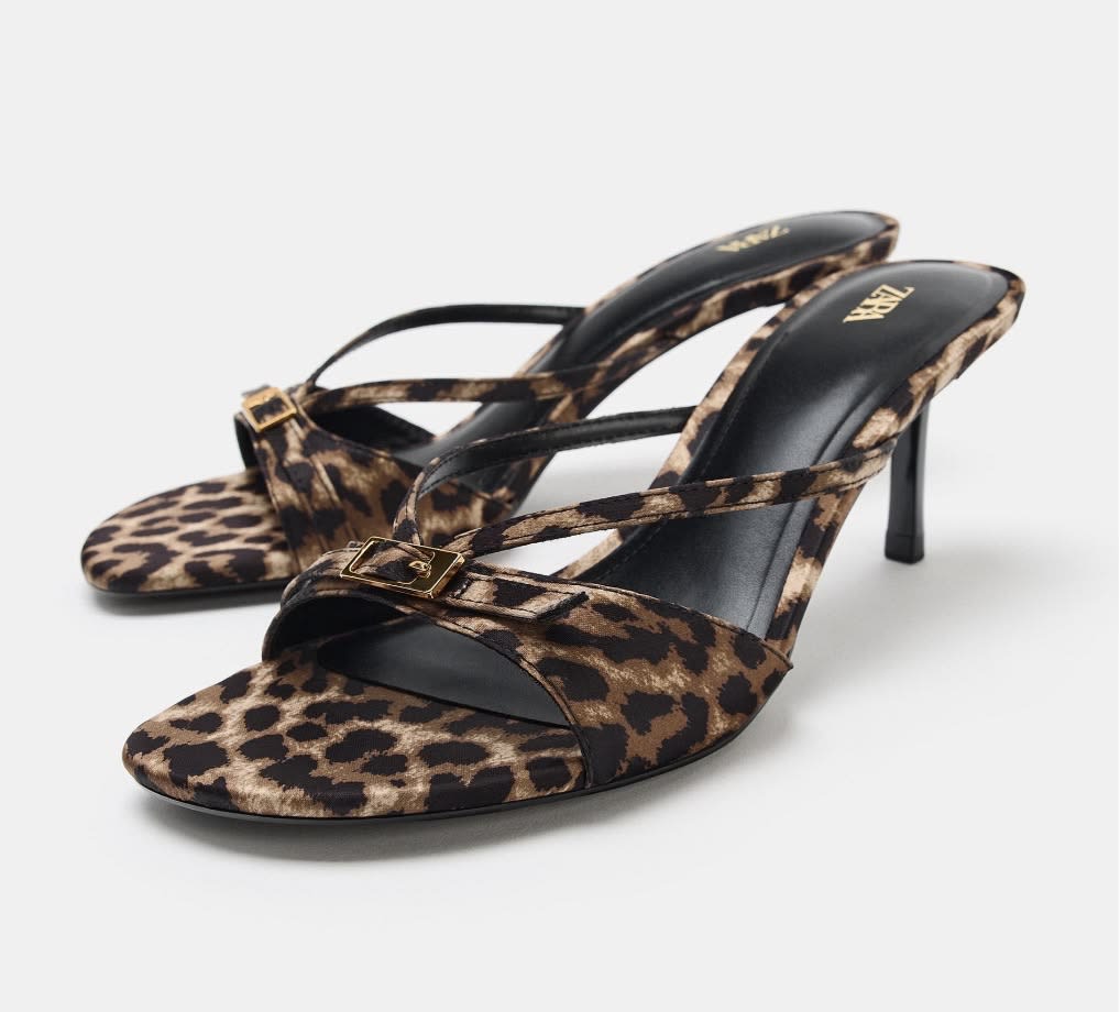 Leopard print Zara heels