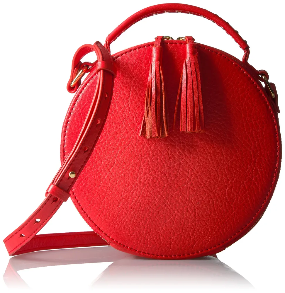 The Fix Hampton Crossbody Leather Circle Bag