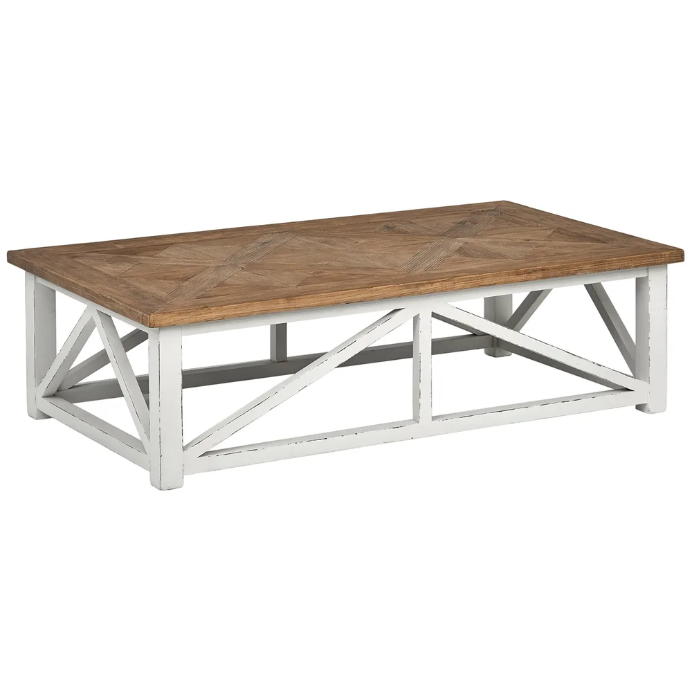 Stone & Beam Coastal Breeze Rustic Farmhouse Coffee Table