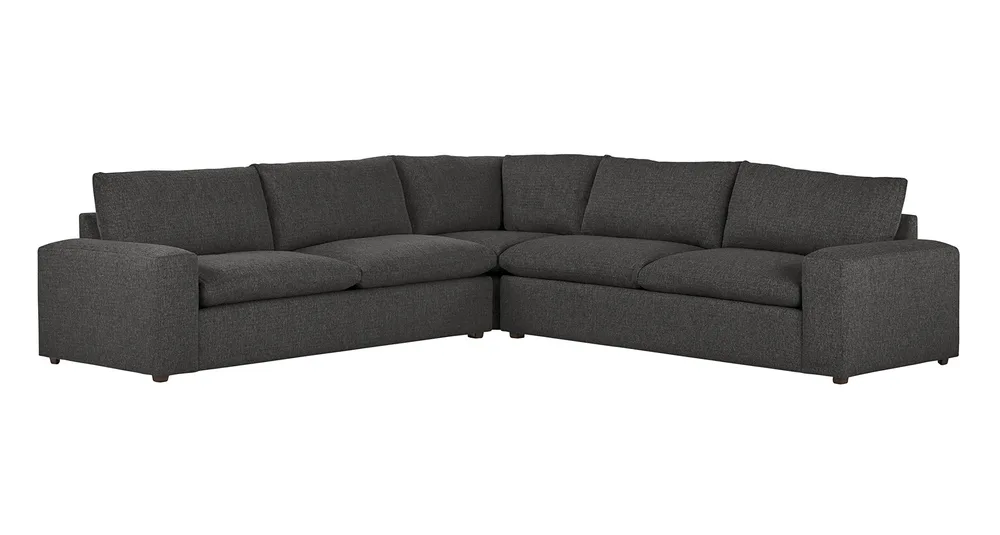 Stone & Beam Hoffman Down-Filled Performance Living Room Sectional Sofa Couch